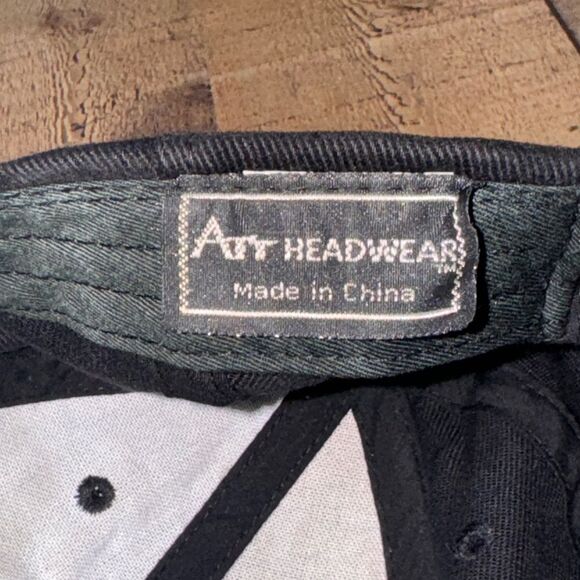 Vintage Lynyrd Skynyrd ATT Headwear Adjustable Hat Black - Picture 6 of 9